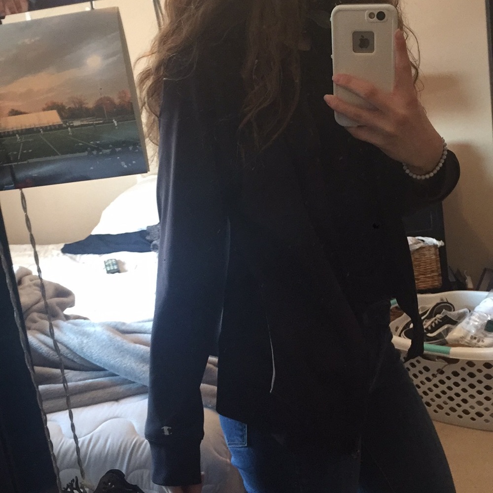Black champion zip up